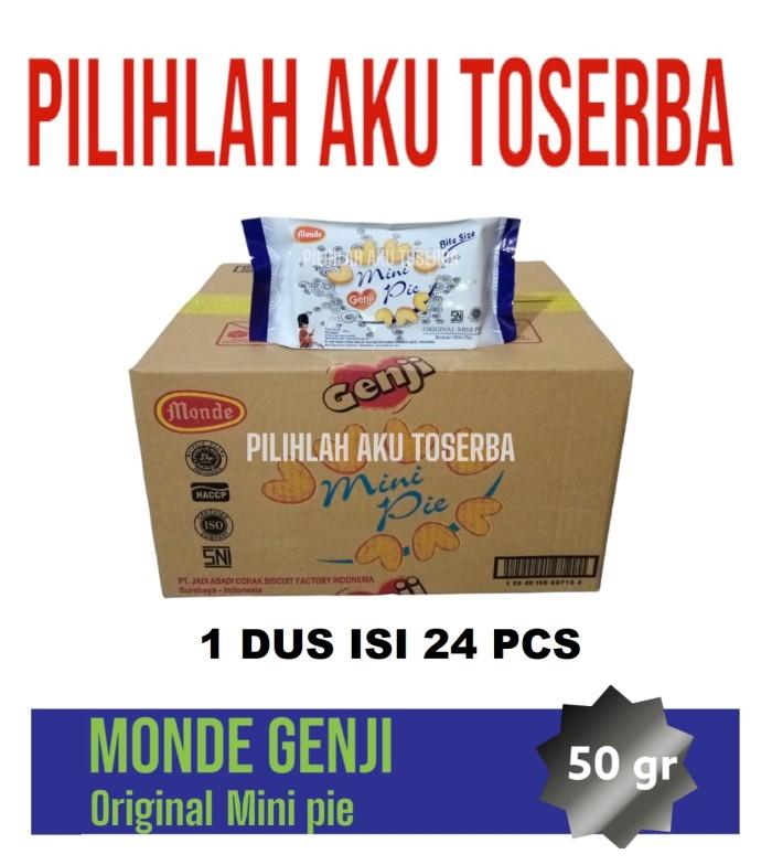 Gambar Biskuit Monde Genji Mini Pie Original - ( Harga 1 Dus Isi 24 Pcs ) Terlaris dari chori undefined Tokopedia
