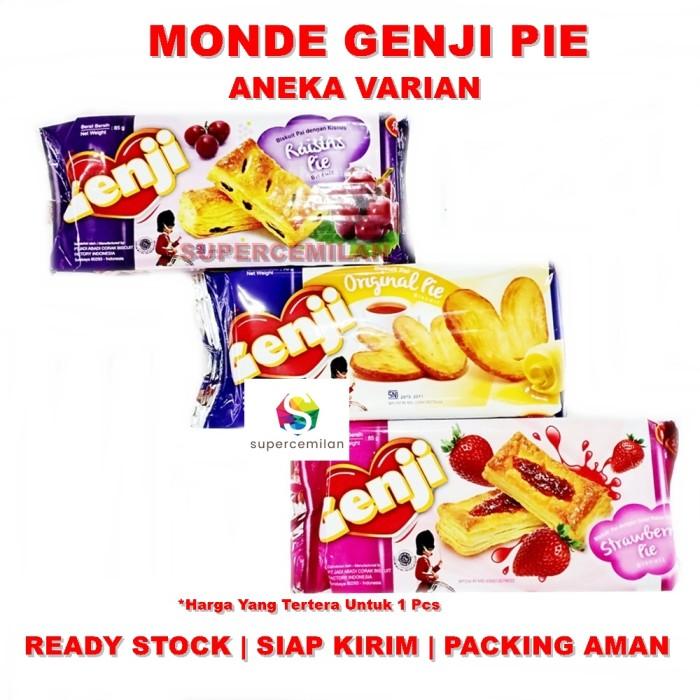 Gambar UC1. Biskuit Monde Genji Pie Aneka Varian - Original / Strawberry / Raisins - Original dari kedai kampus store undefined Tokopedia