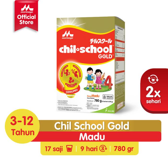 Gambar Morinaga Chil School Gold Madu 800gr - Susu Pertumbuhan Anak dari Morinaga undefined Tokopedia