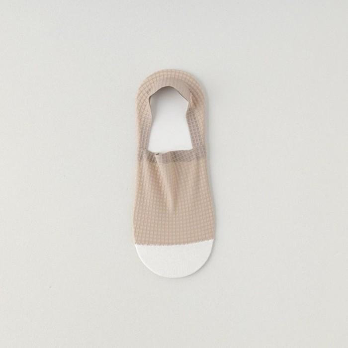 Gambar Kaos kaki pria semata kaki | Ankle Socks Invisible Mesh Breathable Anti Slip - Khaki dari zenyshop DNI undefined Tokopedia