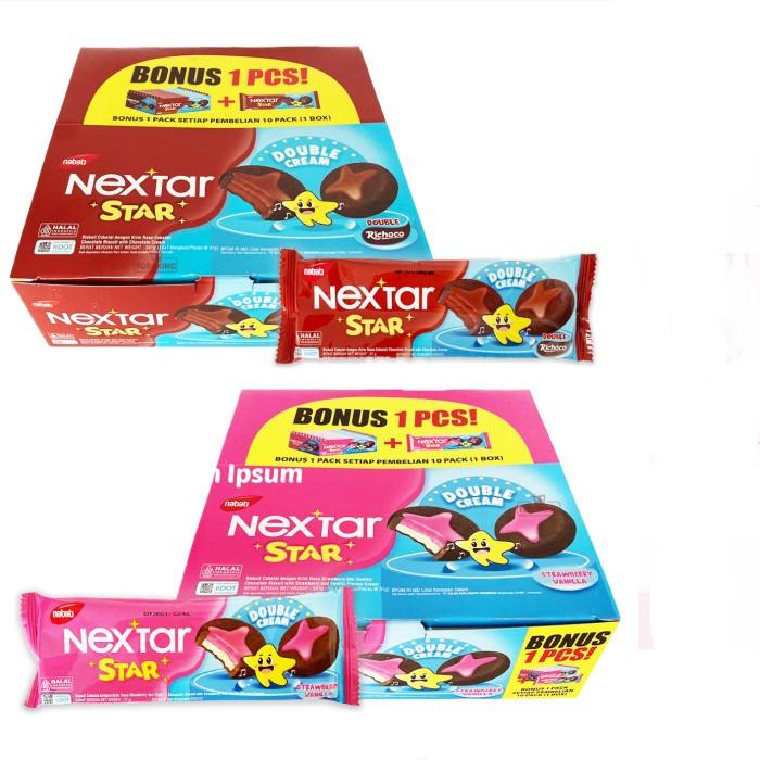Gambar RICH. Nextar STAR Biskuit Double Cream [10pcs/Box] dari Nia Gilkadbaz undefined Tokopedia