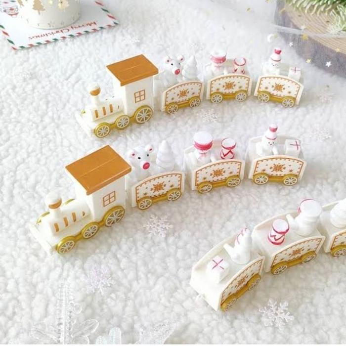 Gambar Kereta Natal PVC Hadiah Kado Santa Murah Miniatur Kereta Snowman Christmas Gift Lucu - TS 902 - Putih dari MadisonShop undefined Tokopedia