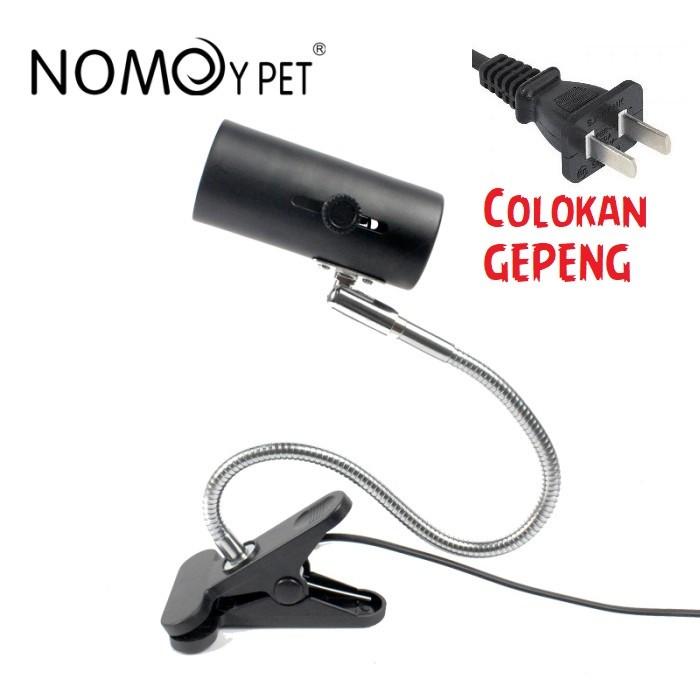Gambar FITTING LAMPU JEPIT FLEKSIBEL NOMOY NOMOY NJ-05 Bisa u/ Pengering Penghangat Ruangan Kandang REPTIL - NJ05 GEPENG dari Mulia Jaya Murah undefined Tokopedia