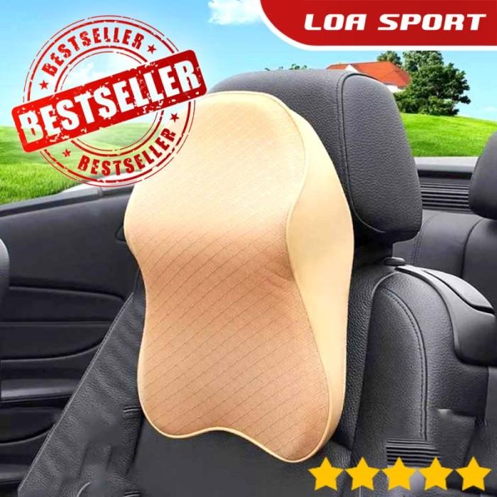 Gambar Bantal Jok Mobil Penyangga Leher Kepala Busa Memory Foam Cover Kulit - Leher dari LOA SPORT undefined Tokopedia