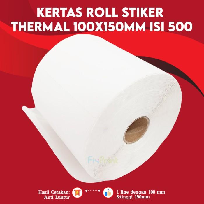Gambar Kertas Lipat Xantri Stiker Thermal Model Lipat Kertas Sticker Label Resi Barcode Printer Thermal Ukuran 100mm x 150mm isi 500pcs - 100x150 isi 500 dari FixPrint Plus undefined Tokopedia