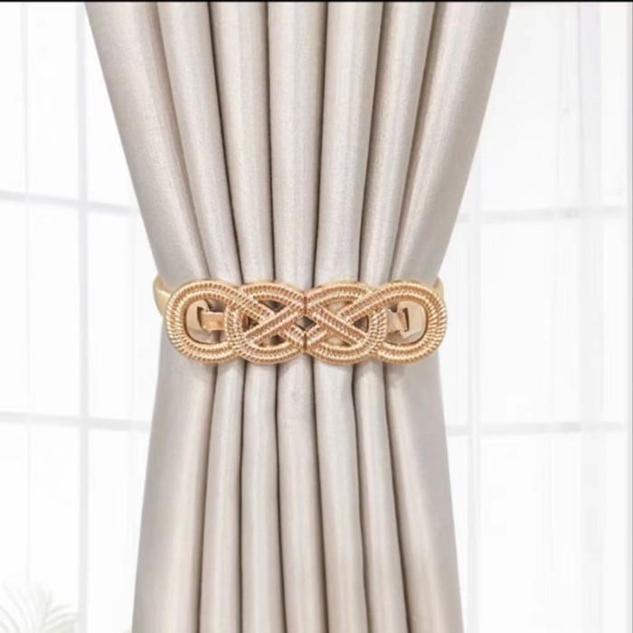Gambar 1pc Luxury Tali Pengikat Gorden Horden Mewah Curtain Hook Tassel Metal Curtain Buckle - Kepang-Emas dari Toko Hanako-01 undefined Tokopedia