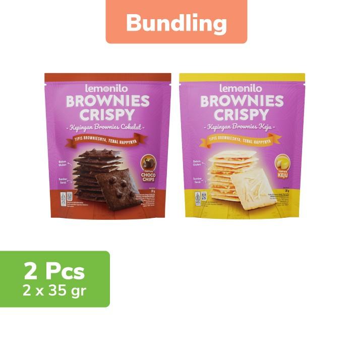 Gambar SedapNikmat- 2 Pcs Lemonilo Paket Komplit Brownies Crispy 35g dari korong ayar66 undefined Tokopedia