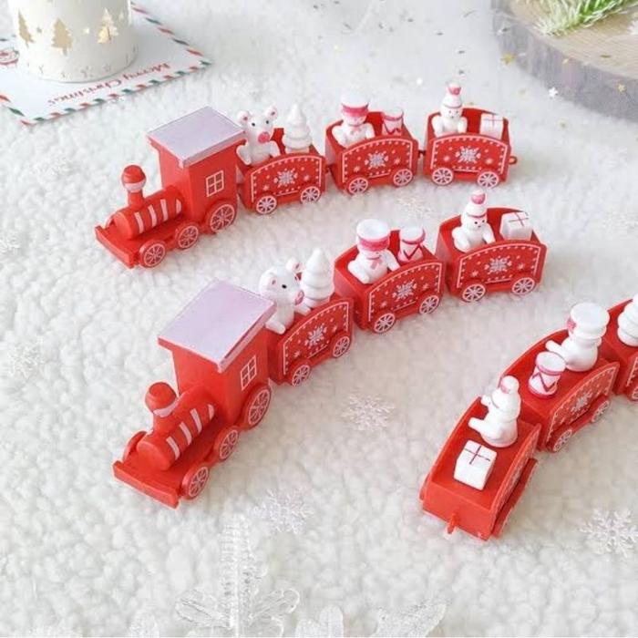 Gambar Kereta Natal PVC Hadiah Kado Santa Murah Miniatur Kereta Snowman Christmas Gift Lucu - TS 902 - Merah dari MadisonShop undefined Tokopedia