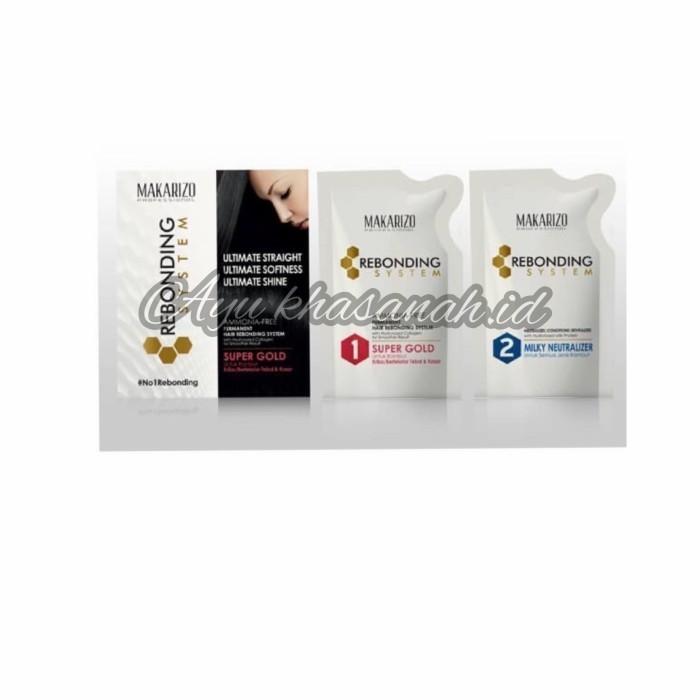 Gambar Makarizo Rebonding System Super Gold 125ml - super gold dari Ayu khasanah undefined Tokopedia