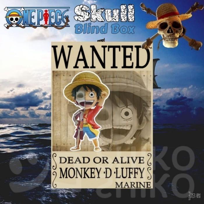 Gambar BBFop Figure Blind Box OnePiece MightyJaxx Tengkorak Skull Luffy Robin - Luffy Skull dari Shikoshiko undefined Tokopedia