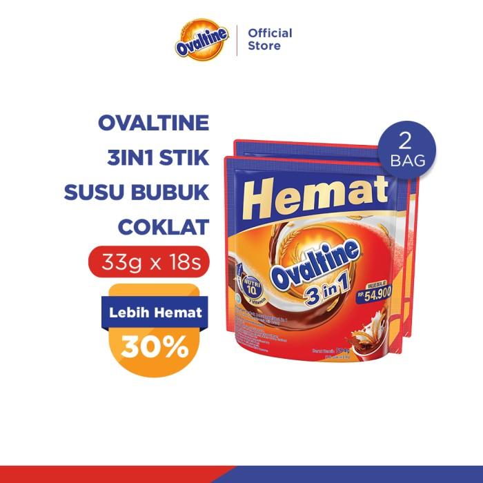 Gambar Ovaltine 3in1 Susu Bubuk Coklat Stik 33gx18s x 2 Bag dari MOHAMMAD TAUFIK HIDAYAT undefined Tokopedia