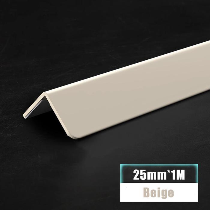 Gambar List Sudut Siku Dinding Keramik Kayu Kaca PVC List Penutup Wall Panel Wallpanel Panjang 1 Meter - Beige dari IDT4 undefined Tokopedia