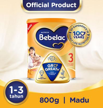 Gambar Bebelac 3 Susu Pertumbuhan Fos & Gos Madu 800 Gram dari edelwis starr undefined Tokopedia