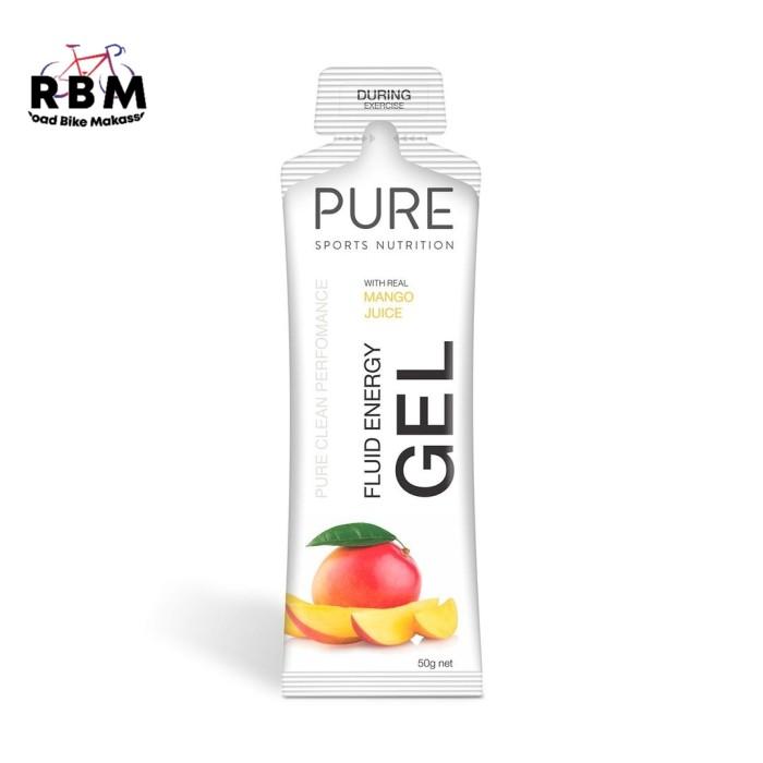 Gambar PURE Fluid Energy Gel Natural Sport Nutrition 50g Running Cycling Swim |Gaveblackstre - Mango dari Blacak_Gevstre undefined Tokopedia
