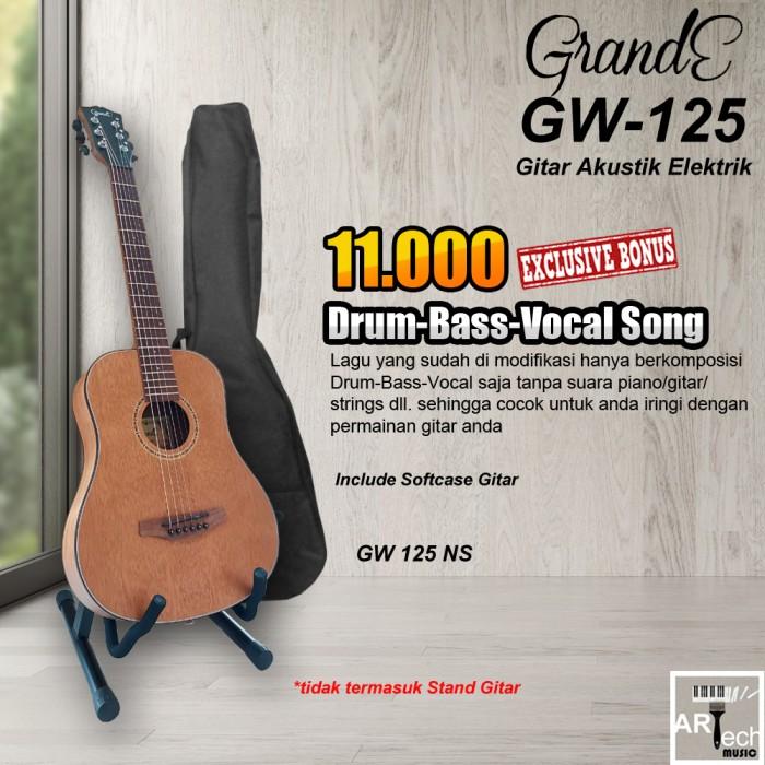 Gambar Grande GW 125 / GW125 Gitar Akustik String Size 3/4 Original - NS dari Artech Music undefined Tokopedia