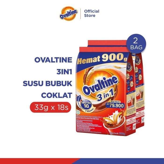 Gambar Ovaltine 3in1 Susu Bubuk Coklat 900g x 2 Bag dari MOHAMMAD TAUFIK HIDAYAT undefined Tokopedia
