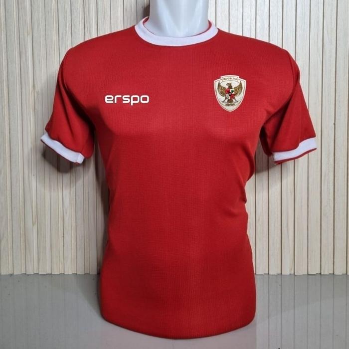Gambar JERSEY ATASAN TIMNAS INDONESIA MERAH-PUTIH - Merah, M dari Den's Star undefined Tokopedia