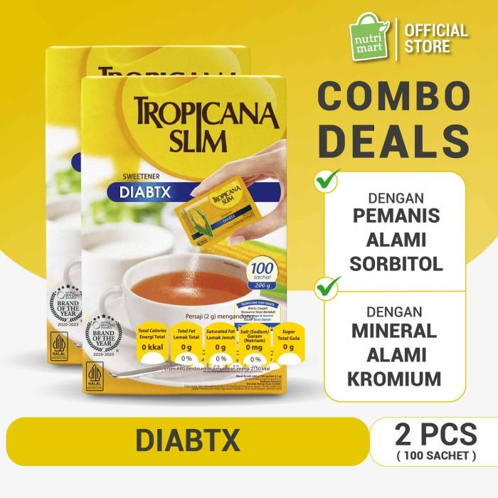 Gambar Terbatas Twin Pack Tropicana Slim Diabtx 100 Sch - Pengganti Gula dari Rasya Srikandi undefined Tokopedia