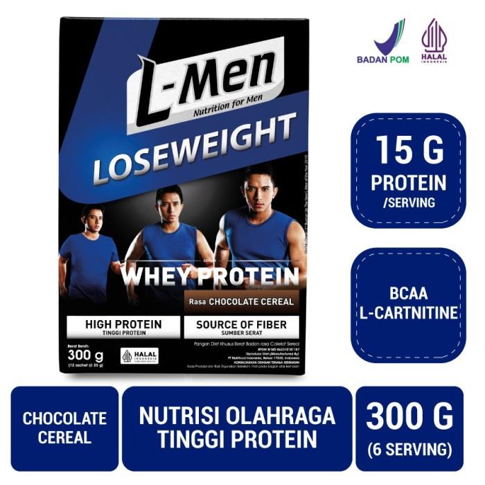 Gambar Ready L-Men Lose Weight Chocolate Cereal 300Gr Lmen Whey Protein dari Sakay Mart undefined Tokopedia