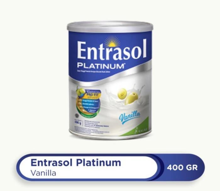 Gambar BerkahMart- ENTRASOL PLATINUM - Susu Lansia - Vanilla - Kaleng 400 g & 800 g dari fskdbfjj undefined Tokopedia
