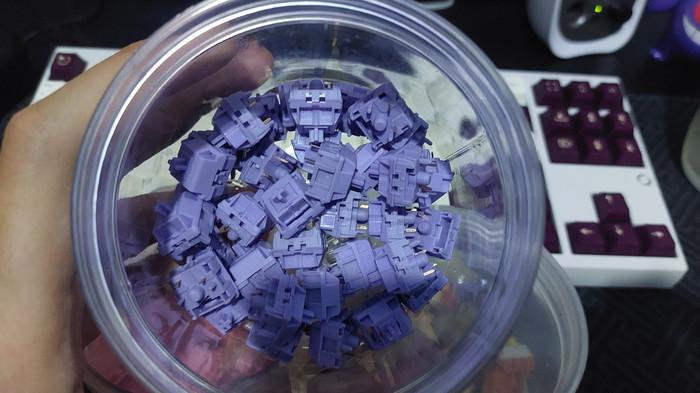 Gambar Mechanical Keyboard Switches - Hmx Hyacinth V2U, Hmx Cloud, Hmx Duck Duck/Sunset Gleam, Gateron Raw, Gateron Baby Racoon, Ktt Rose Uidou dari cv. medika sch semarang undefined Tokopedia