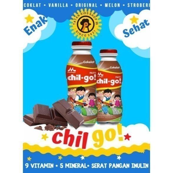 Gambar BerkahMart- Morinaga Chil Go UHT Isi 6 Botol Coklat Strawbery Vanila Melon dari hdksgdjb undefined Tokopedia
