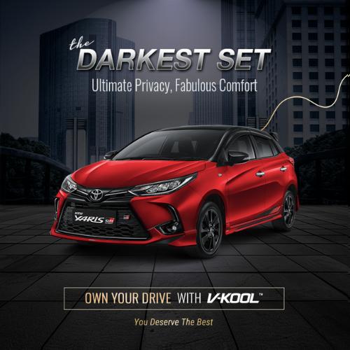 Gambar Kaca Film V-KOOL Darkest Set TOYOTA YARIS GR SPORT Full VK30 X05 X05 dari V-KOOL Indo Lestari undefined Tokopedia
