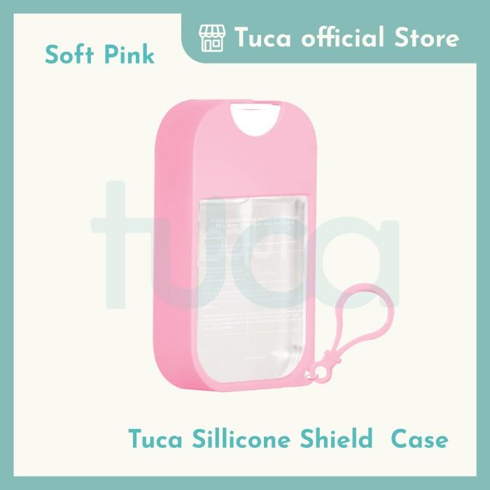 Gambar JUAL SHIELD CASE SILICONE FOR TUCA AND TOUCHLAND HAND SANITIZER - PINK dari zhi cha undefined Tokopedia