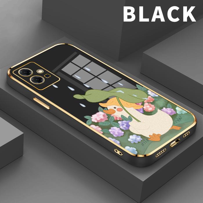 Gambar Casing Hp For VIVO T1 5G T1x T2 4G T3 U10 U3 U3X U20  Itik kuning daun teratai Shoftcase slim shockproof silicon soft case premium - Black, VIVO U3 dari parabatokoresmi undefined Tokopedia