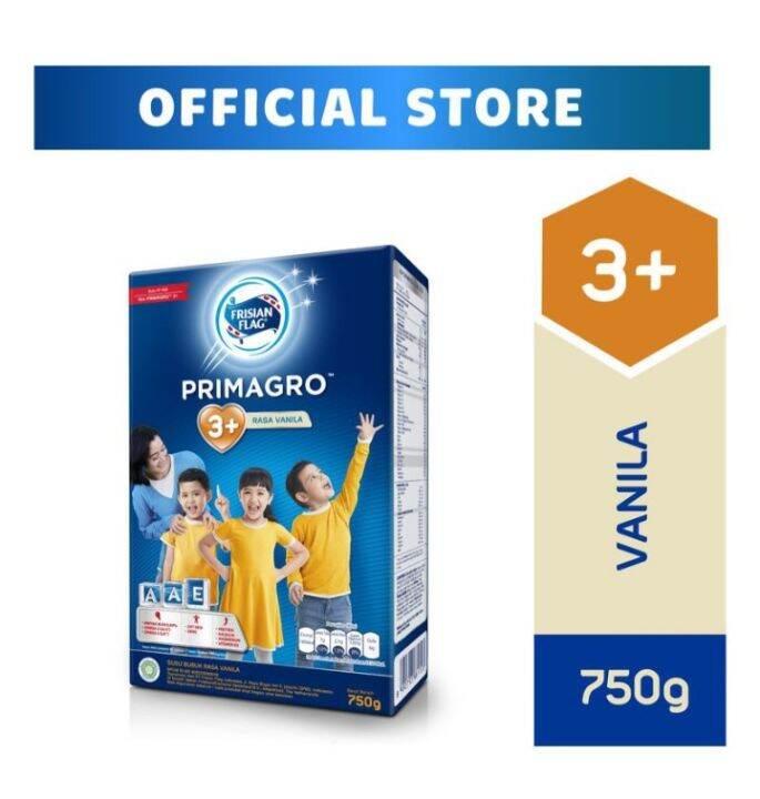 Gambar Frisian Flag Primagro Usia 3+ 750gr - Susu Bubuk Untuk Anak Usia  3 Tahun Keatas - Vanila dari Restu Surabaya undefined Tokopedia