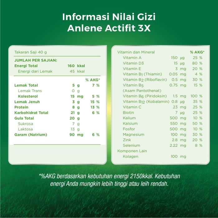 Gambar Anlene Actifit 3X Susu Bubukvanila 2X 240G-Tulang, Sendi & Otot Terlaris dari Dibelikakak. undefined Tokopedia