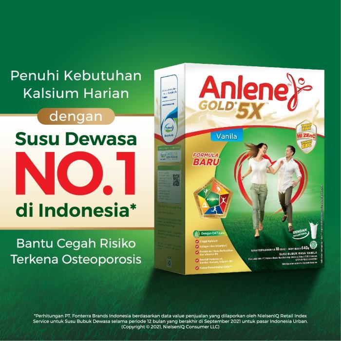 Gambar Anlene Gold 5X Susu Bubuk Dewasa Vanila 3 X 600G - Tulang & Sendi dari Halo, glenjinggo undefined Tokopedia