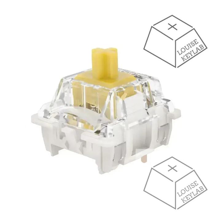 Gambar GATERON G Pro V3 3.0 Switch 3pin for Mechanical Keyboard Pre Lubed RGB Linear Tactile White Yellow Red Silver Brown MX Axis - G Yellow 3.0 dari Mattoys Land_NEW undefined Tokopedia
