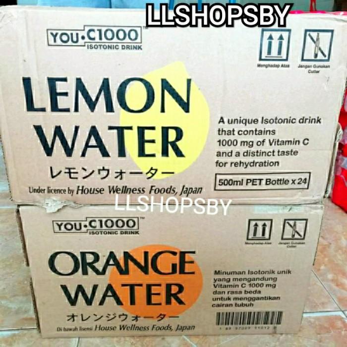 Gambar You C1000 Orange Water Lemon Water 500Ml 1 Box Isi 24 dari L0GICA undefined Tokopedia