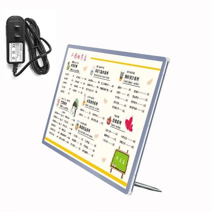 Gambar LED Menu Board LED A3 LED Slim Light Box Menu Promosi Led Menu Display Poster Display LED - A3 dari AdhyaStoree undefined Tokopedia