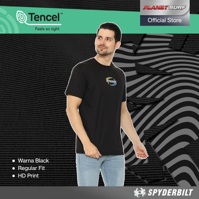 Gambar Spyderbilt Kaos Lengan Pendek Pria Spydof Tencel Men Tee Planet Surf - BLACK, S dari SAVATORE undefined Tokopedia