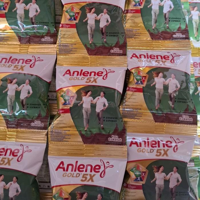 Gambar Ay0! Anlene Gold 5X 25g Rasa Coklat dan Vanila (1 Renceng isi 10 Sachet) dari ega ii undefined Tokopedia