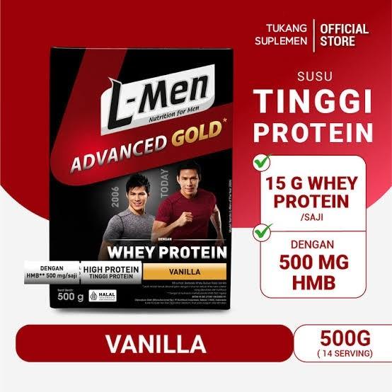 Gambar Best Seller Lmen L-Men Hi Protein Whey Advanced Choco Vanilla 500Gr Whey Protein - Vanilla dari Sakay Mart undefined Tokopedia