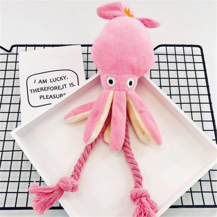 Gambar Supet Pet Octopus Plush Rope Toy Is Bite-resistant, Fun And Interactive, Suitable For Indoor And Outdoor Use dari NununggDermixx undefined Tokopedia