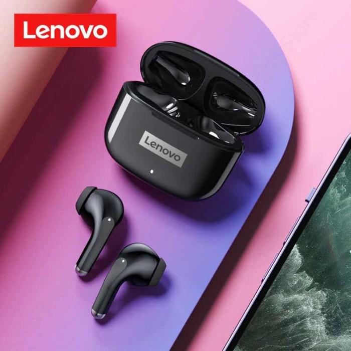 Gambar ES || Lenovo Thinkplus LivePods TWS Earphone Bluetooth 5.1 - LP40 Pro - 𝐎𝐑𝐈𝐆𝐈𝐍𝐀𝐋 - Hitam dari Solution Electronics Store undefined Tokopedia