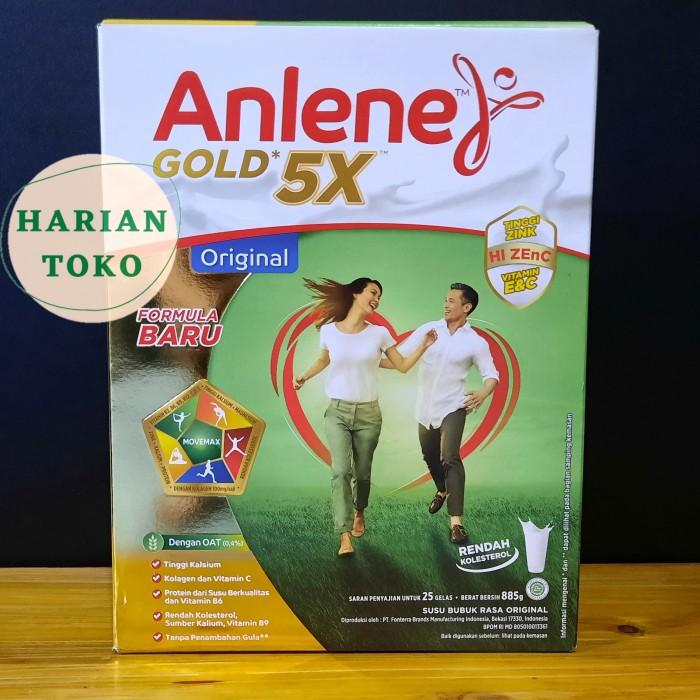 Gambar Anlene Gold 5X 885 Gram Rasa Original Susu Bubuk dari Halo, glenjinggo undefined Tokopedia