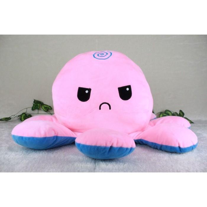 Gambar TERBARU Boneka Gurita Reversible Octopus Jumbo 50 cm [SALE TERBATAS!!!] - Pink - Biru dari Infiniteey undefined Tokopedia