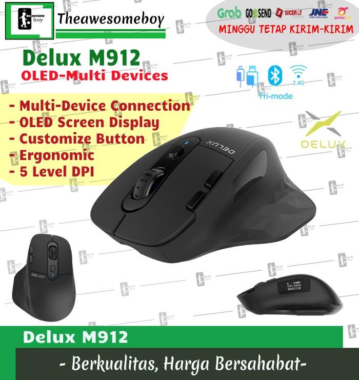 Gambar Rapoo MT750 Bluetooth Wireless Mouse Multi Device Logitech MX Killer - Delux M912 dari RADJA AIRSOFT undefined Tokopedia