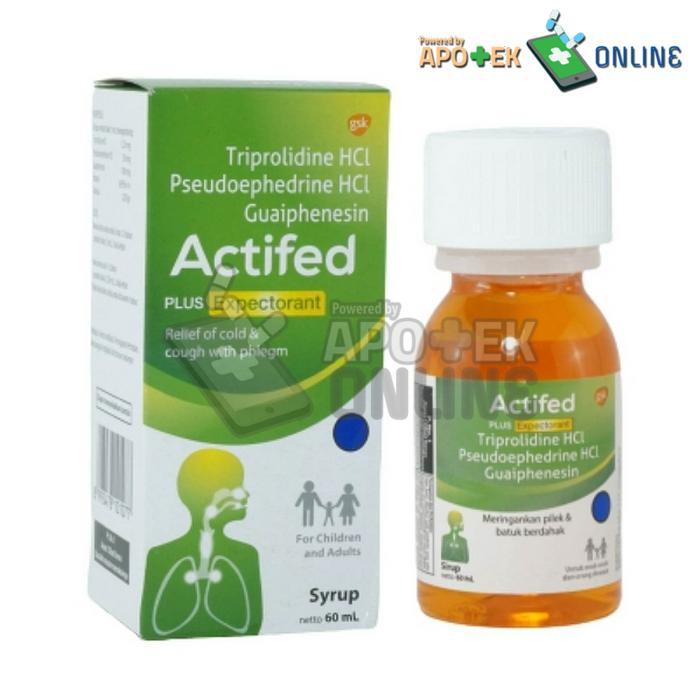 Gambar ACTIFED EXPECTORANT 60ML HIJAU dari Apotek Mekar Farma Rumbai undefined Tokopedia