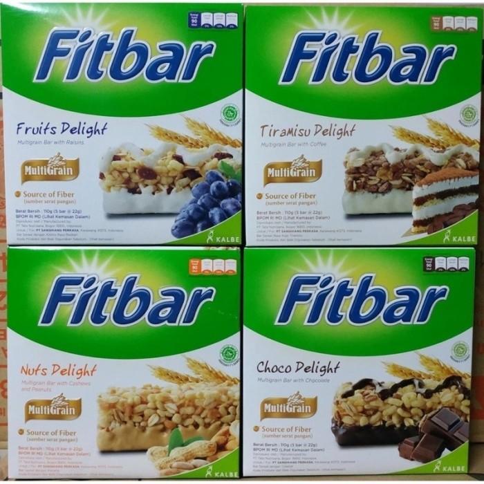 Gambar Mur4h FITBAR snack Sehat isi 5 x 22 gram Choco/ Nuts/ Fruits/ Tiramisu dari winya undefined Tokopedia