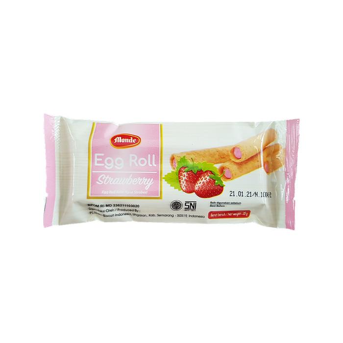 Gambar Mur4h Monde Egg Roll Strawberry 35 gram dari nandangsj undefined Tokopedia