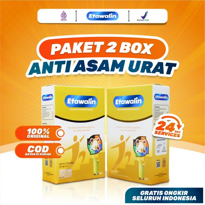 Gambar Paket 2 Box Susu Etawalin Original Susu Kambing Etawa untuk Kesehatan menjaga kesehatan tulang atasi rematik asam urat nyeri sendi meredakan pegel linu isi 200gr dari TOKO PHEDIA undefined Tokopedia