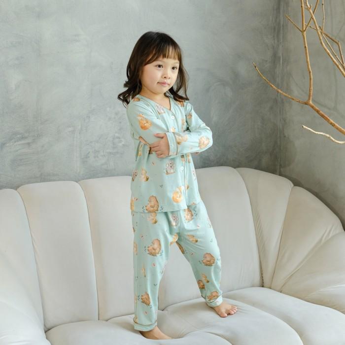 Gambar Cielyn | Sleep Tight Series - V Neck | TENCEL MicroModal | Piyama Wanita | Couple Kids Set - GOLDIE KIDS 8 dari Cielyn Official undefined Tokopedia
