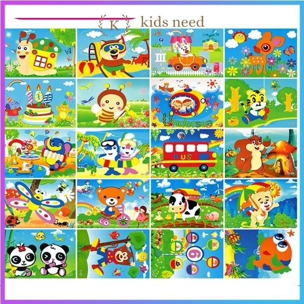 Gambar DIY EVA STICKER Mainan Edukasi 3D EVA Tempel Puzzle Menempel prakarya - random dari Kidsneed_NEW undefined Tokopedia