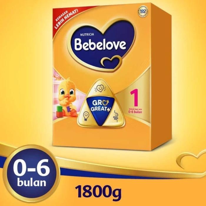 Gambar Bebelove Susu Formula Bayi Tahap 1 / Tahap 2 Box 1800 gr dari Lottus Storee undefined Tokopedia